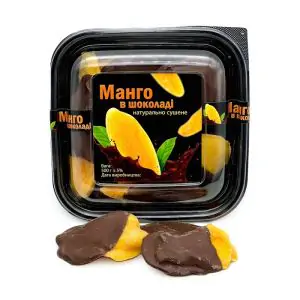 Товар Манго натуральне в шоколаді, 500г (6 шт/ящ)