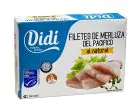 Філе Мерлузи у власному соці DiDi Filetes de Merluza del Pasifico al Natural 110г, Іспанія — мініатюра 1