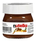 Горіхова паста з какао "Nutella" mini, 25 г (64 шт/ящ) — мініатюра 1