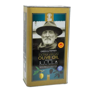 Товар Оливкова олія "HPA" region Sitia extra virgin olive oil Греція, 5л (4 шт/ящ)