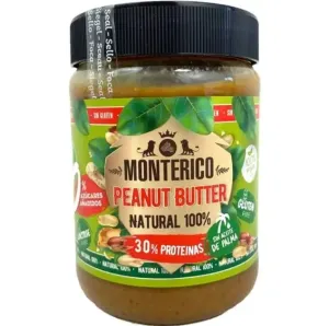 Товар Арахісова паста "Monterico" Natural 100% без цукру, без глютену, 500г (6 шт/ящ)