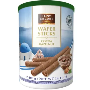 Товар Вафельні трубочки "Feiny Biscuits" з какао та лісовим горіхом, Австрія 400г (12 шт/ящ)