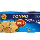 Тунець шматочки у соняшниковій олії "Tonno 1884" Іспанія, 160г (48 шт/ящ) — мініатюра 2