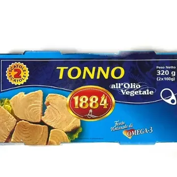 Тунець шматочки у соняшниковій олії "Tonno 1884" Іспанія, 160г (48 шт/ящ) - фото 2